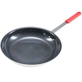 Ceramic Nonstick Egg Pan, Aluminum Frying Pan With Stainless Steel Base, Oven Safe, Dishwasher Safe Skillet (Option: Red 8IN)